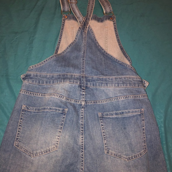 Light denim overalls - Picture 2 of 4